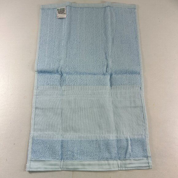 Dohler Embellished Hand Towel Lace Ribbon Pale Blue Decorative 19.5" X 12.5" - Picture 4 of 10